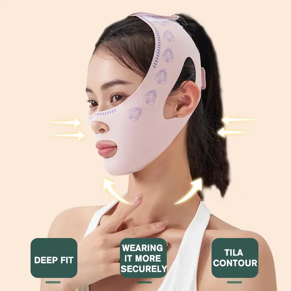Instant V-Line: Face Lifting & Double Chin Reducer Sleeping Mask