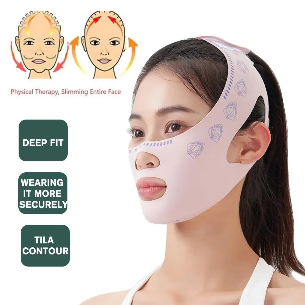 Instant V-Line: Face Lifting & Double Chin Reducer Sleeping Mask