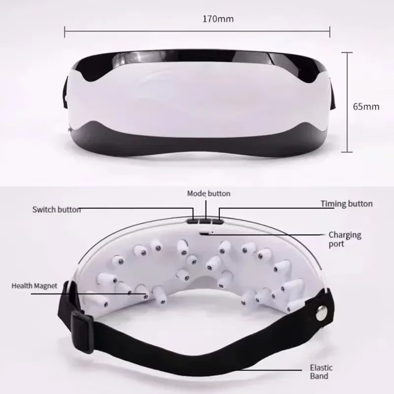 (40% OFF) 8.8 SALE - Smart Heated Eye Massager for Eye Strain & Anti-Wrinkle