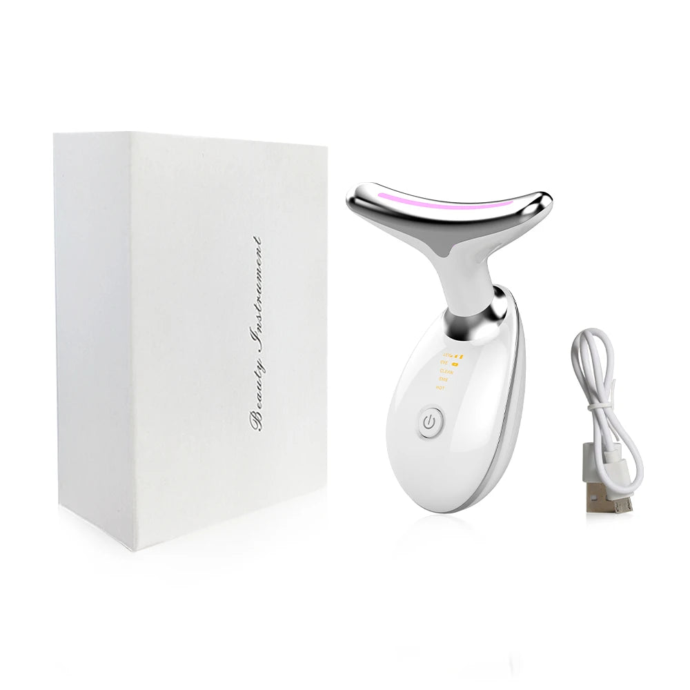 [40% OFF] 8.8 SALE - EMS RED LIGHT THERAPY FACE NECK LIFT WRINKLE REMOVER TIGHTEN MASSAGER